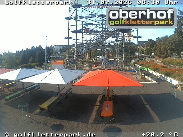 Archiv Foto Webcam Golfkletterpark Oberhof - AdventureGolf und Kletterpark
