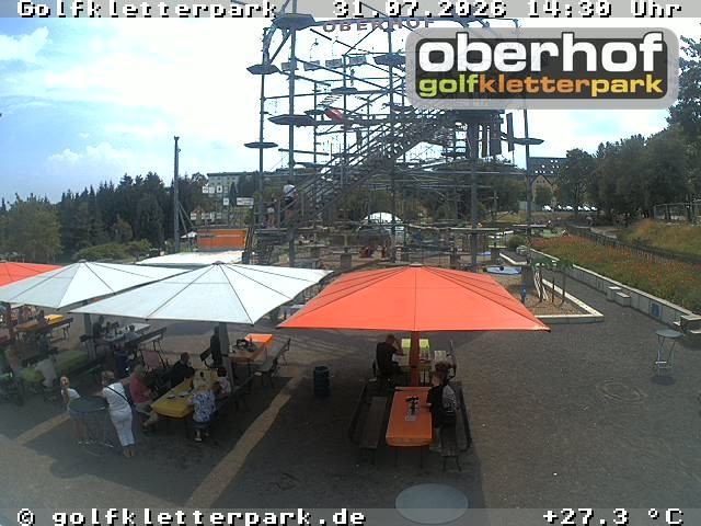 Archiv Foto Webcam Golfkletterpark Oberhof - AdventureGolf und Kletterpark
