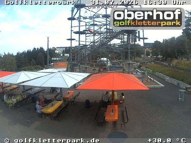 Archiv Foto Webcam Golfkletterpark Oberhof - AdventureGolf und Kletterpark