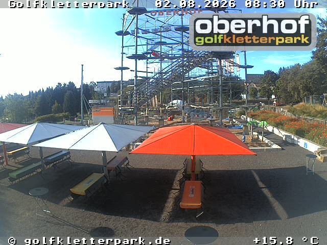 Archiv Foto Webcam Golfkletterpark Oberhof - AdventureGolf und Kletterpark