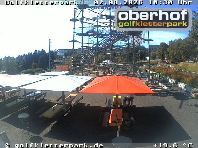 Archiv Foto Webcam Golfkletterpark Oberhof - AdventureGolf und Kletterpark