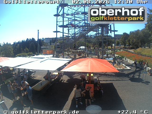 Archiv Foto Webcam Golfkletterpark Oberhof - AdventureGolf und Kletterpark