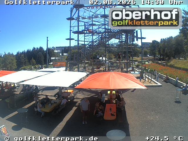 Archiv Foto Webcam Golfkletterpark Oberhof - AdventureGolf und Kletterpark