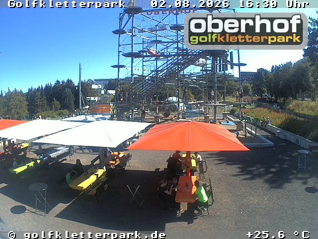 Archiv Foto Webcam Golfkletterpark Oberhof - AdventureGolf und Kletterpark