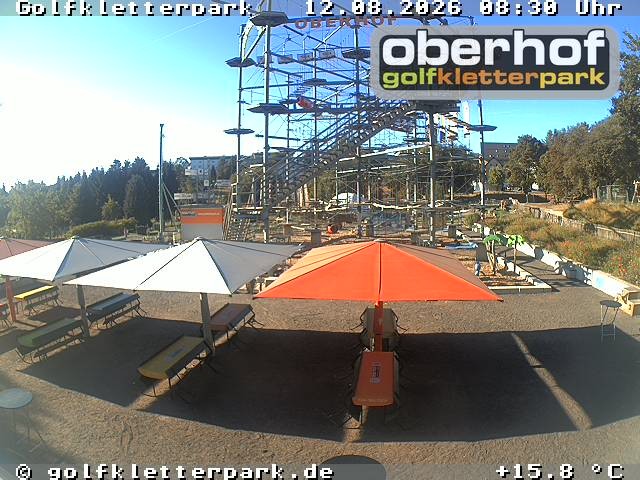 Archiv Foto Webcam Golfkletterpark Oberhof - AdventureGolf und Kletterpark