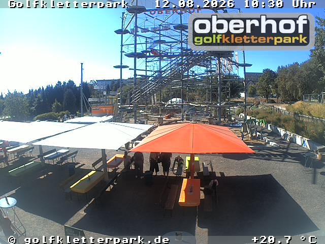 Archiv Foto Webcam Golfkletterpark Oberhof - AdventureGolf und Kletterpark