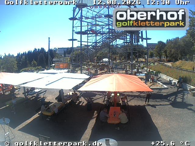 Archiv Foto Webcam Golfkletterpark Oberhof - AdventureGolf und Kletterpark