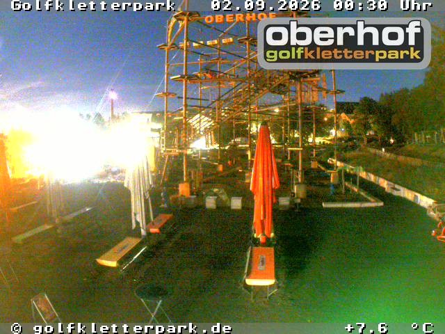 Archiv Foto Webcam Golfkletterpark Oberhof - AdventureGolf und Kletterpark