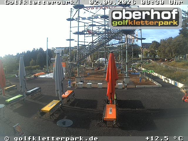 Archiv Foto Webcam Golfkletterpark Oberhof - AdventureGolf und Kletterpark