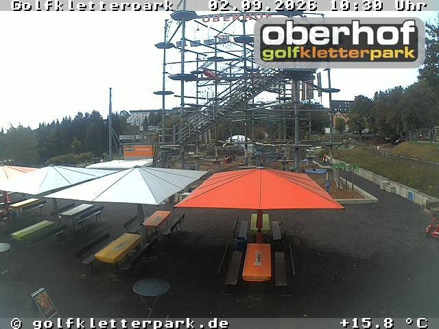 Archiv Foto Webcam Golfkletterpark Oberhof - AdventureGolf und Kletterpark