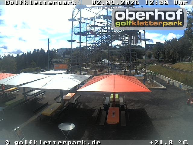 Archiv Foto Webcam Golfkletterpark Oberhof - AdventureGolf und Kletterpark