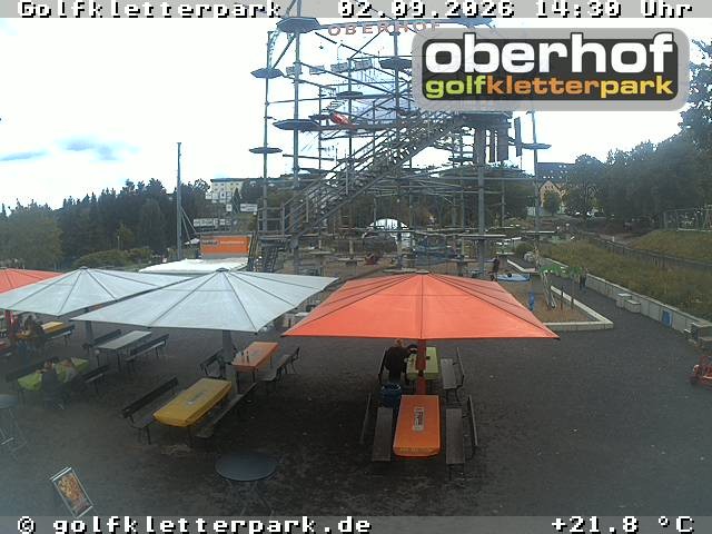Archiv Foto Webcam Golfkletterpark Oberhof - AdventureGolf und Kletterpark