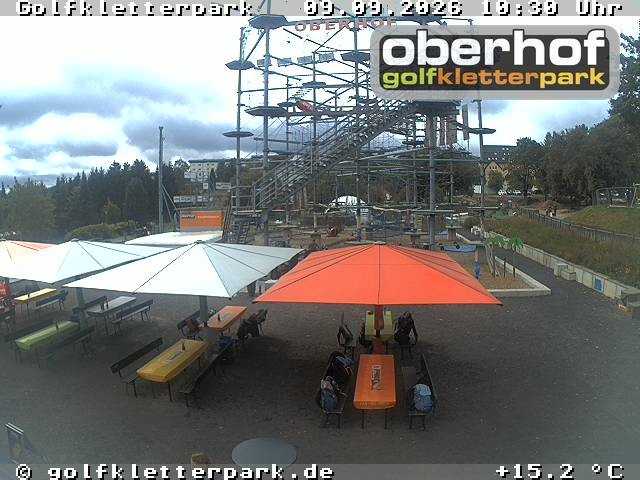 Archiv Foto Webcam Golfkletterpark Oberhof - AdventureGolf und Kletterpark