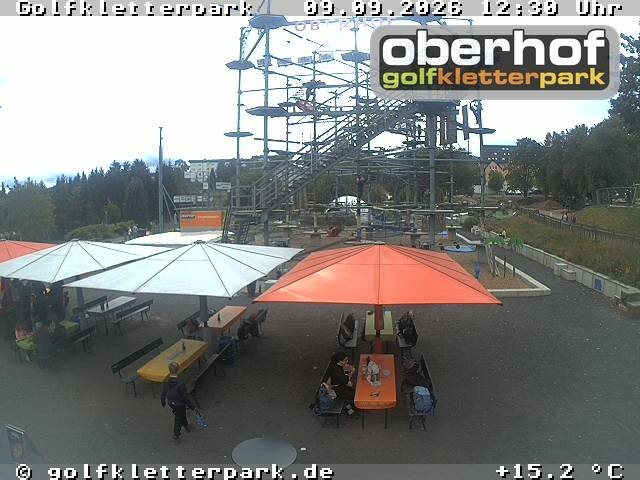 Archiv Foto Webcam Golfkletterpark Oberhof - AdventureGolf und Kletterpark