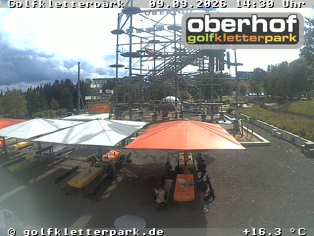 Archiv Foto Webcam Golfkletterpark Oberhof - AdventureGolf und Kletterpark