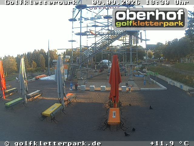 Archiv Foto Webcam Golfkletterpark Oberhof - AdventureGolf und Kletterpark