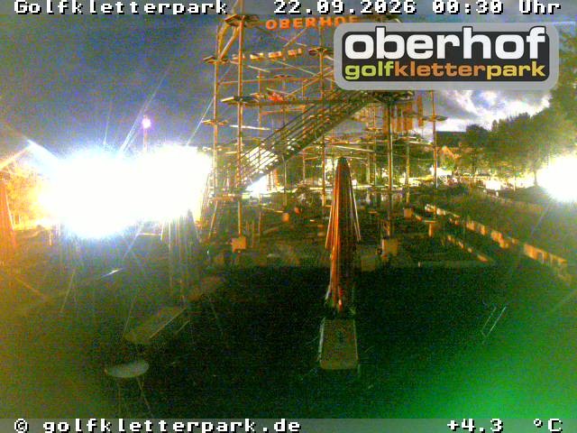 Archiv Foto Webcam Golfkletterpark Oberhof - AdventureGolf und Kletterpark
