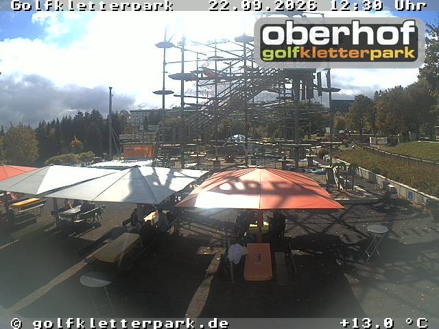 Archiv Foto Webcam Golfkletterpark Oberhof - AdventureGolf und Kletterpark
