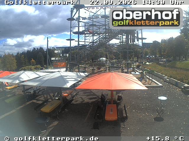 Archiv Foto Webcam Golfkletterpark Oberhof - AdventureGolf und Kletterpark