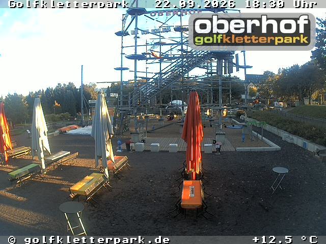 Archiv Foto Webcam Golfkletterpark Oberhof - AdventureGolf und Kletterpark