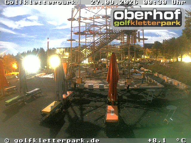 Archiv Foto Webcam Golfkletterpark Oberhof - AdventureGolf und Kletterpark