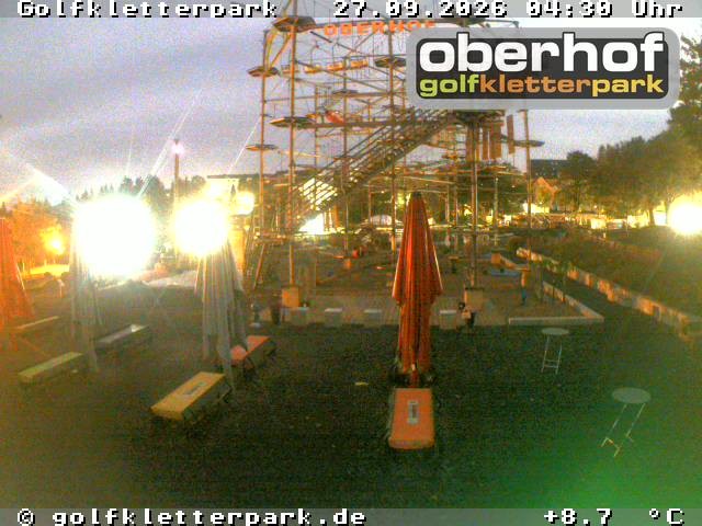 Archiv Foto Webcam Golfkletterpark Oberhof - AdventureGolf und Kletterpark