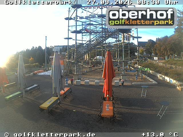 Archiv Foto Webcam Golfkletterpark Oberhof - AdventureGolf und Kletterpark