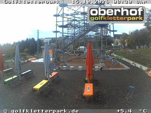 Archiv Foto Webcam Golfkletterpark Oberhof - AdventureGolf und Kletterpark