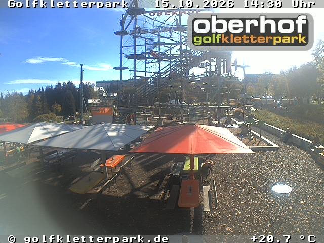 Archiv Foto Webcam Golfkletterpark Oberhof - AdventureGolf und Kletterpark