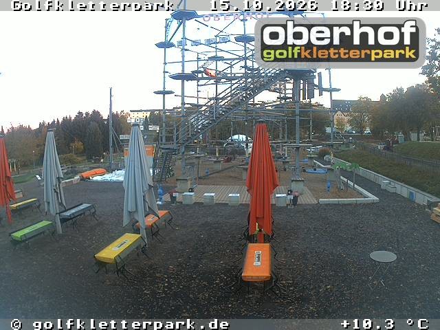 Archiv Foto Webcam Golfkletterpark Oberhof - AdventureGolf und Kletterpark