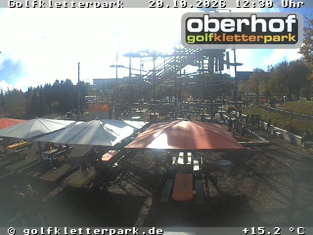 Archiv Foto Webcam Golfkletterpark Oberhof - AdventureGolf und Kletterpark