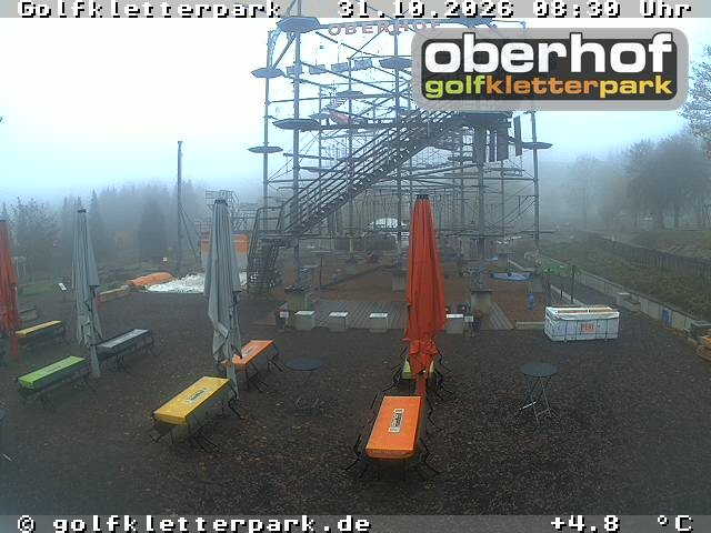 Archiv Foto Webcam Golfkletterpark Oberhof - AdventureGolf und Kletterpark