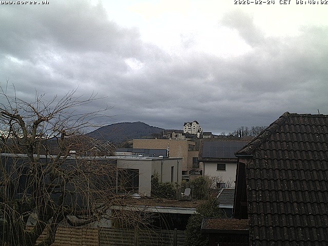 Archiv Foto Webcam Möriken: Blick auf Schloss Wildegg