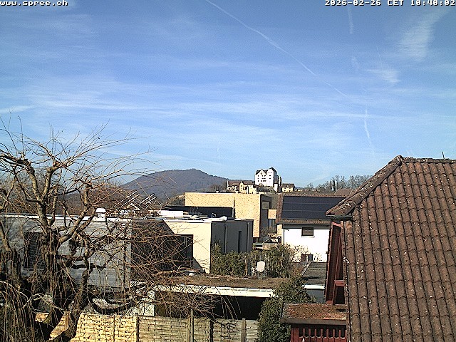 Archived image Webcam View Castle Wildegg