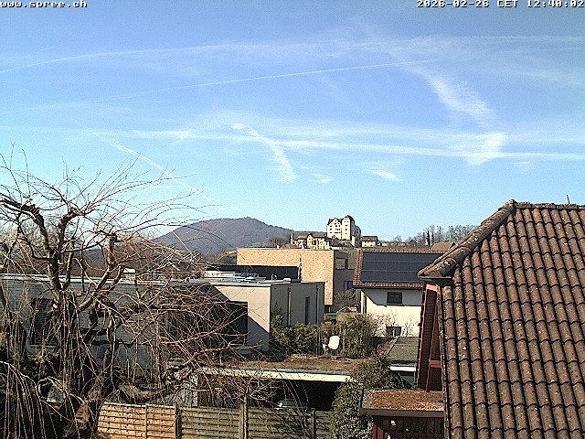 Archived image Webcam View Castle Wildegg