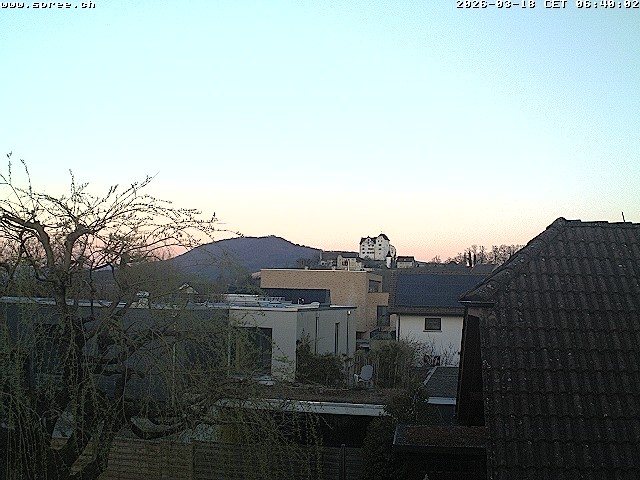 Archiv Foto Webcam Möriken: Blick auf Schloss Wildegg