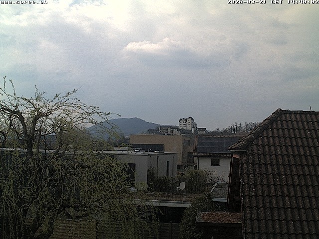 Archiv Foto Webcam Möriken: Blick auf Schloss Wildegg