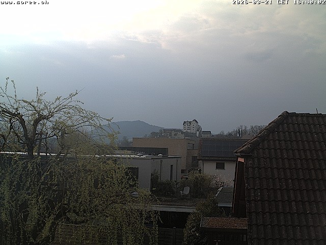 Archiv Foto Webcam Möriken: Blick auf Schloss Wildegg