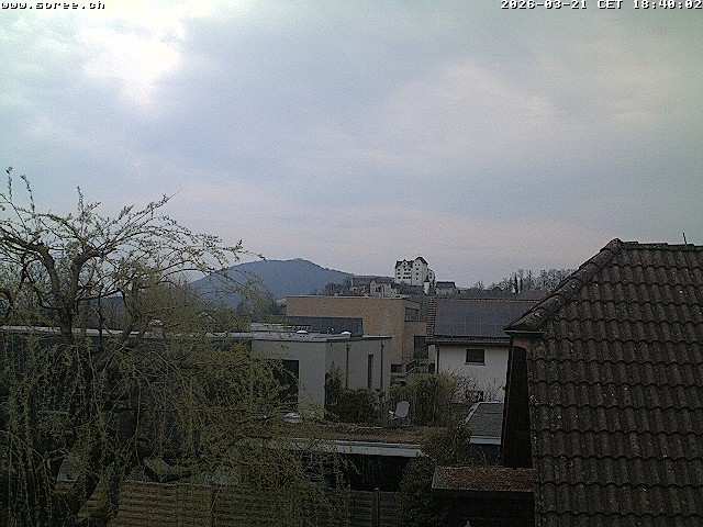 Archiv Foto Webcam Möriken: Blick auf Schloss Wildegg