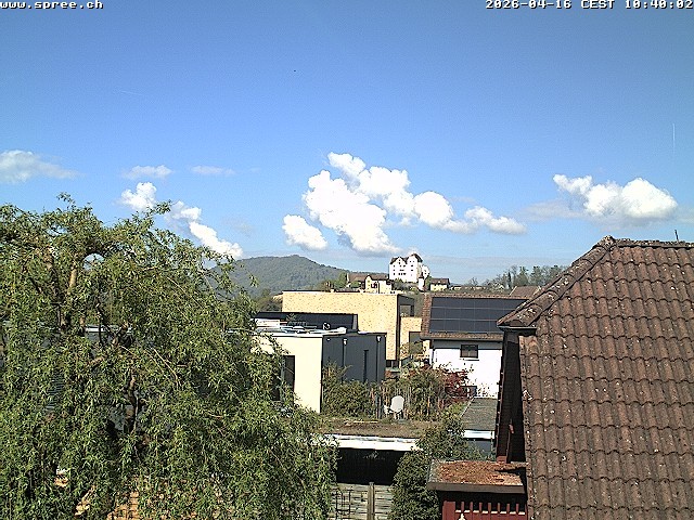 Archived image Webcam View Castle Wildegg