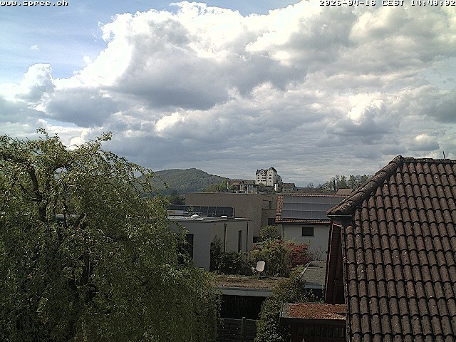 Archived image Webcam View Castle Wildegg