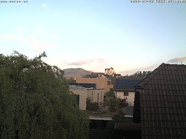 Archived image Webcam View Castle Wildegg