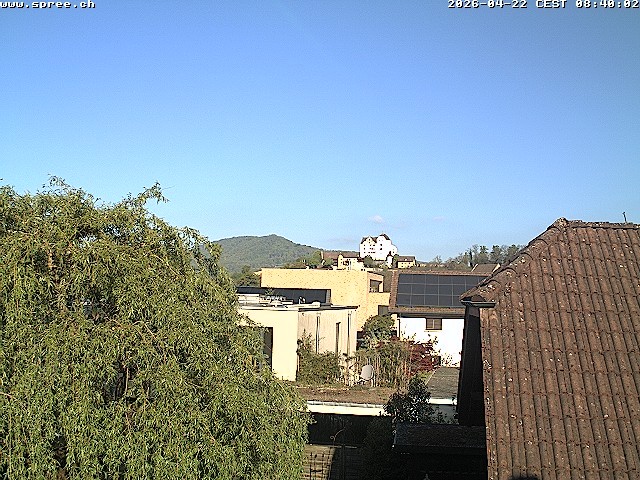 Archived image Webcam View Castle Wildegg
