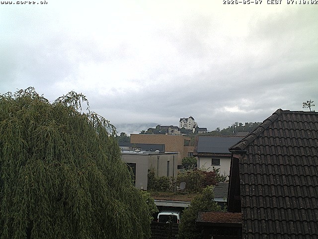 Archiv Foto Webcam Möriken: Blick auf Schloss Wildegg
