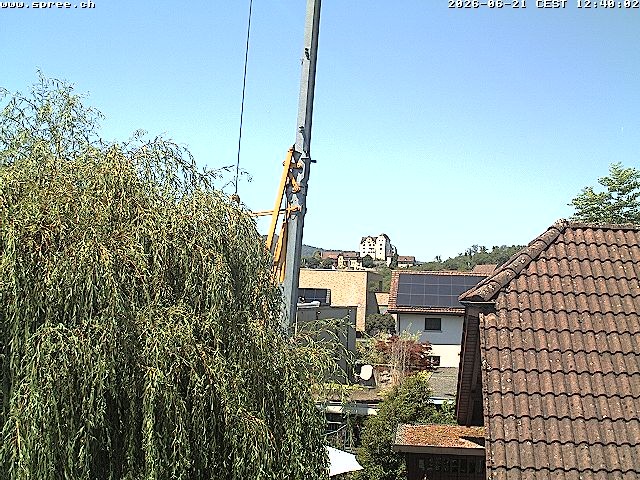 Archived image Webcam View Castle Wildegg