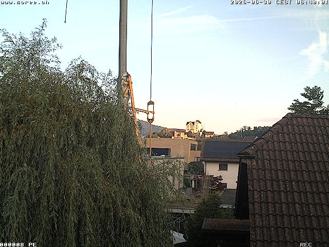 Archived image Webcam View Castle Wildegg