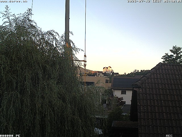 Archived image Webcam View Castle Wildegg