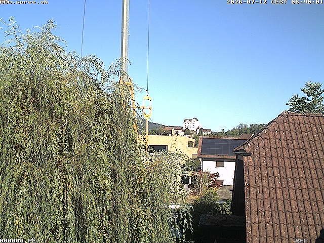 Archived image Webcam View Castle Wildegg