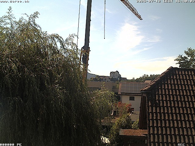 Archived image Webcam View Castle Wildegg