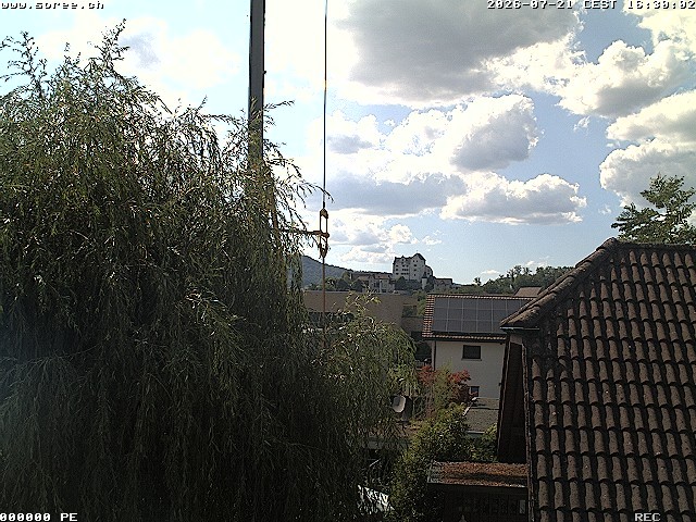 Archived image Webcam View Castle Wildegg